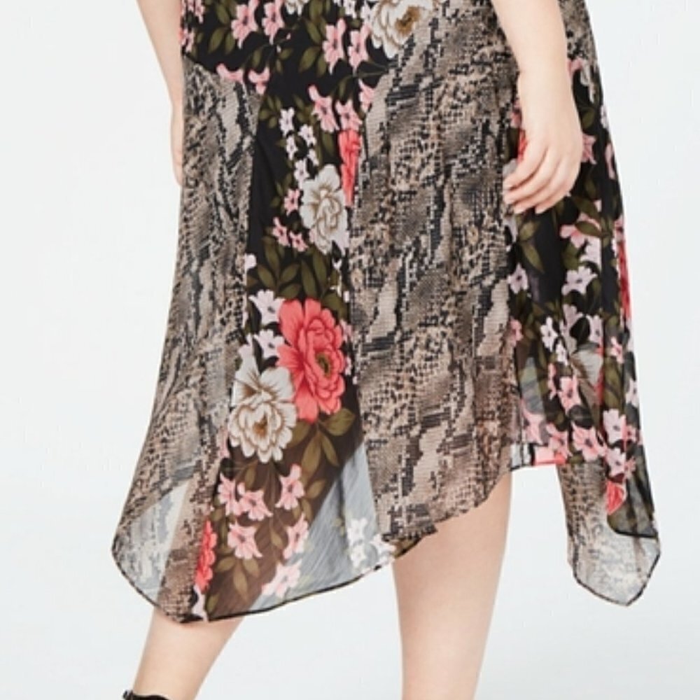 INC SKIRT PLUS SIZE 22W MIX PRINT FLORAL‎ SUMMER - Picture 10 of 14